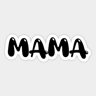 Mama Bubble Letters Sticker